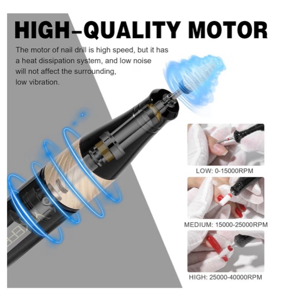 Yokefellow Electric Nail Drill YK-N301 - Picture 2 of 8
